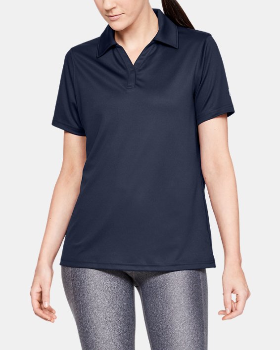 Women's UA Performance Polo in Blue image number 0